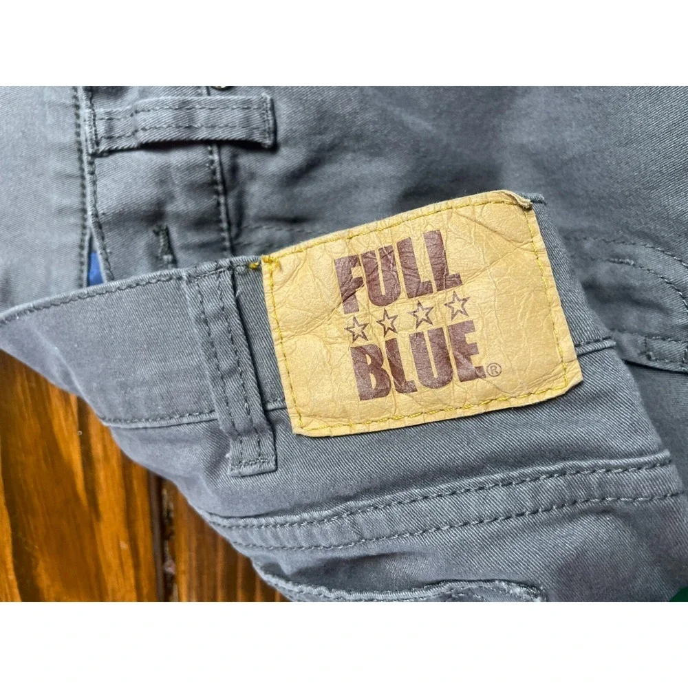 Full Blue Jeans, Men's Size 34x30, Gray, Denim, Pockets